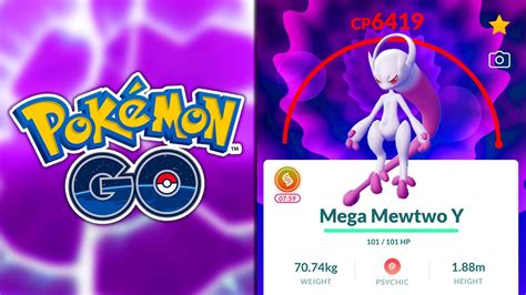 Mega Y Mewtwo (Pokémon GO) .